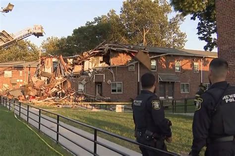 Jul 21, 2023 The explosion turned the two apartments, run by the Newark Housing Authority, into a pile of rubble. . Newark apartment building explosion